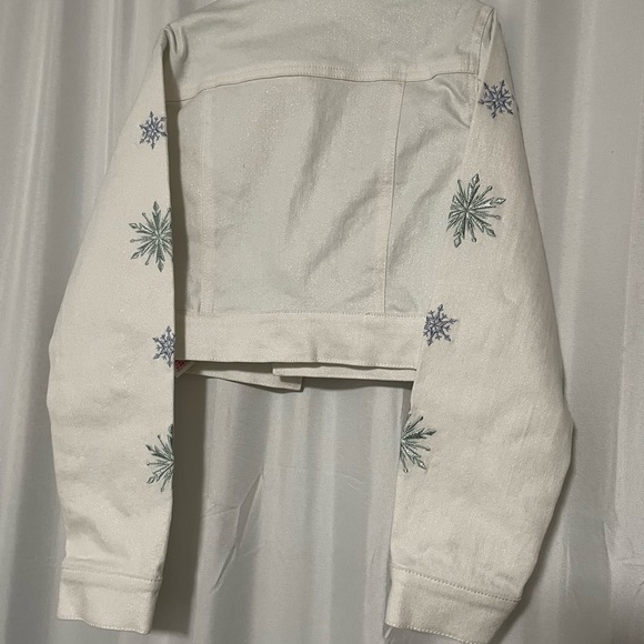 Girls Frozen denim jacket - Picture 3 of 6